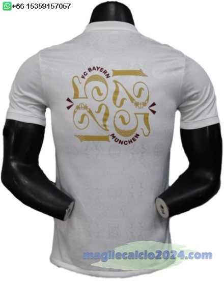 speciale Giocatori Maglia Calcio Bayern Monaco 2025 2026 Bianco Poco Prezzo