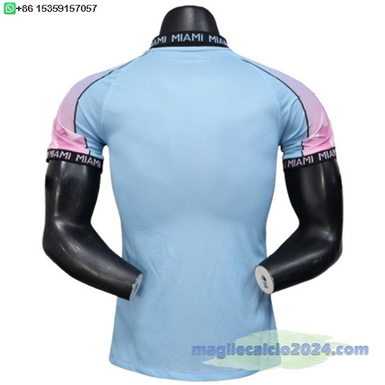 speciale Giocatori Maglia Calcio Inter Miami 2025 2026 Blu Rosa Poco Prezzo
