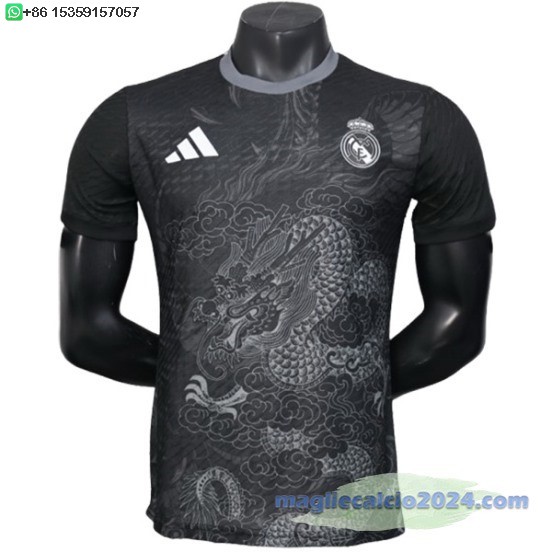 speciale Giocatori Maglia Calcio Real Madrid 2025 2026 Nero Poco Prezzo