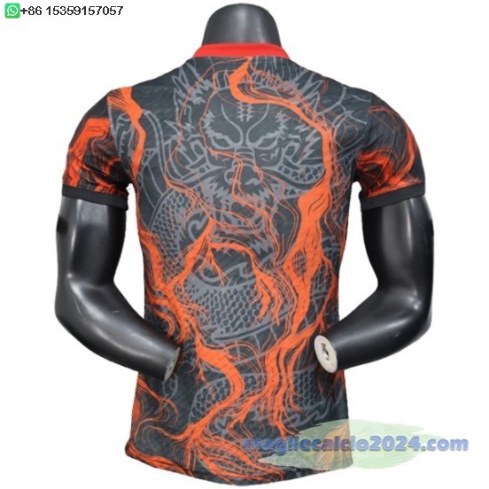 speciale Giocatori Maglia Calcio Real Madrid 2025 2026 Nero Rosso Poco Prezzo