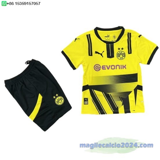 speciale Set Completo Bambino Borussia Dortmund 2024 2025 Giallo Poco Prezzo