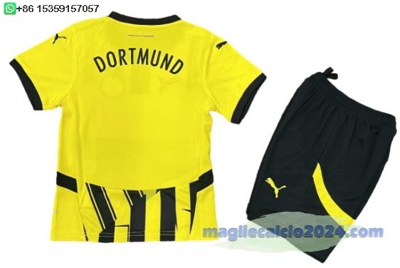 speciale Set Completo Bambino Borussia Dortmund 2024 2025 Giallo Poco Prezzo