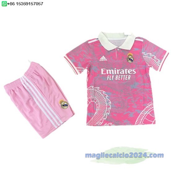 speciale Set Completo Bambino Real Madrid 2025 2026 Rosa Poco Prezzo