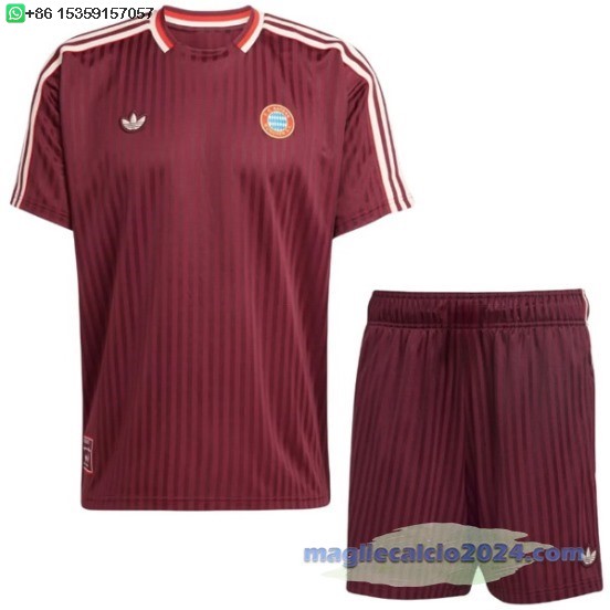 speciale Set Completo Uomo Bayern Monaco 2025 2026 Rosso Poco Prezzo