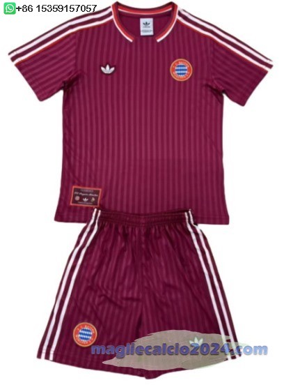 speciale Set Completo Uomo Bayern Monaco 2025 2026 Rosso Poco Prezzo