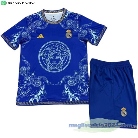 speciale Set Completo Uomo Real Madrid 2025 2026 Blu Poco Prezzo