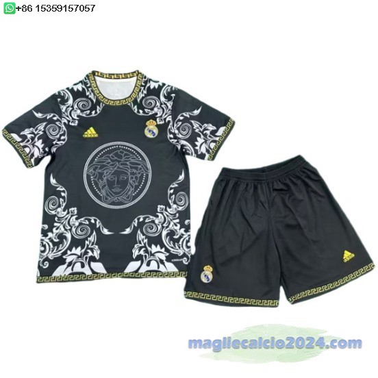 speciale Set Completo Uomo Real Madrid 2025 2026 Nero Bianco Poco Prezzo