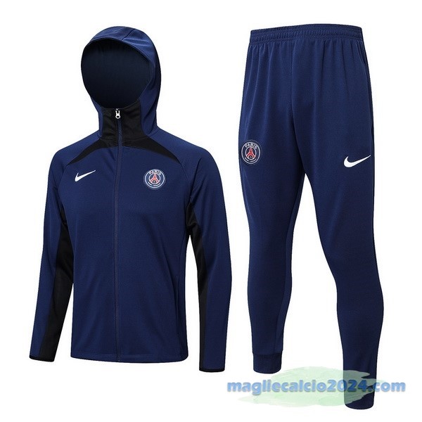 Felpa Cappuccio Paris Saint Germain 2022 2023 Azul Navy Poco Prezzo