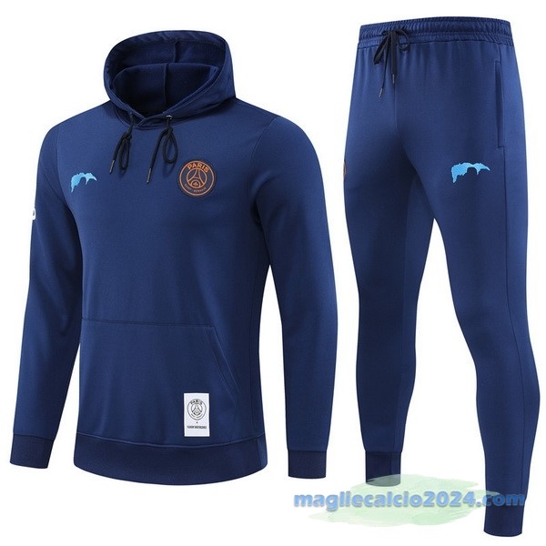 Felpa Cappuccio Paris Saint Germain 2022 2023 Azul Poco Prezzo