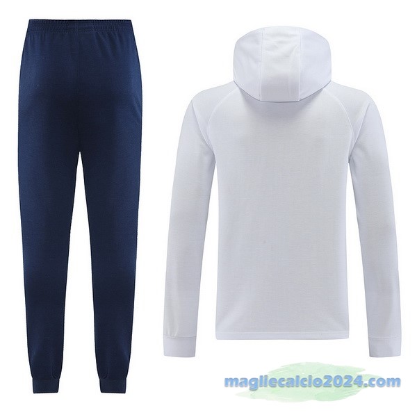 Felpa Cappuccio Paris Saint Germain 2022 2023 Bianco II Nero Poco Prezzo