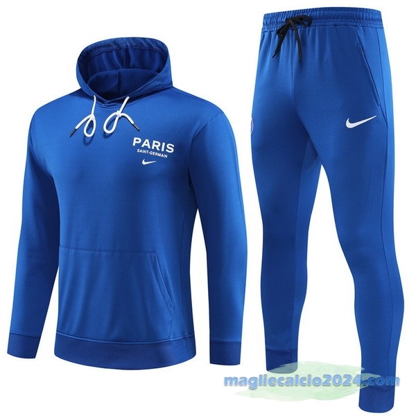 Felpa Cappuccio Paris Saint Germain 2023 2024 Azul Poco Prezzo
