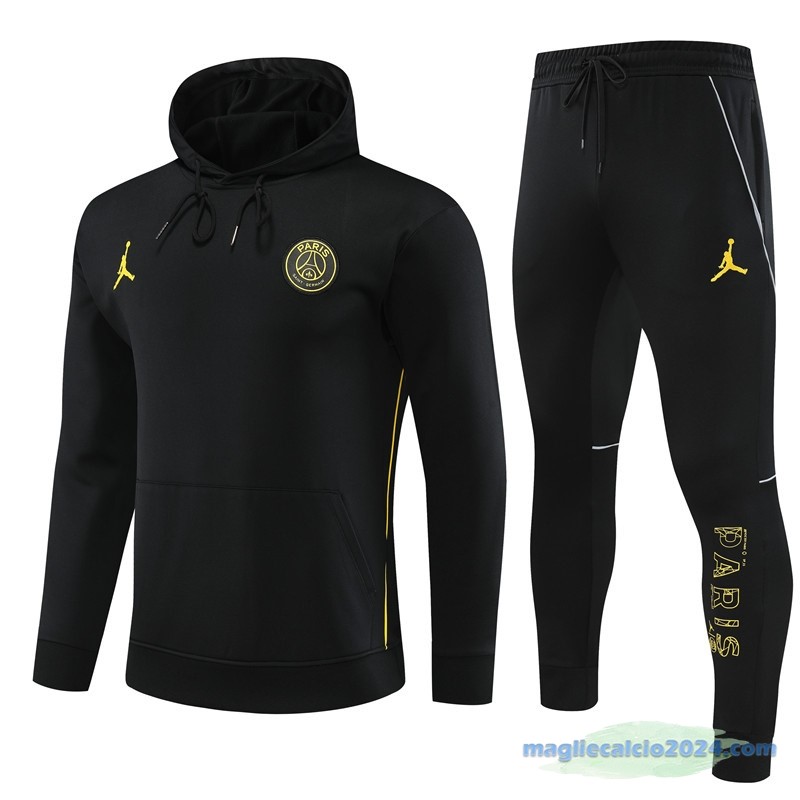 Felpa Cappuccio Paris Saint Germain 2023 2024 I Nero Poco Prezzo