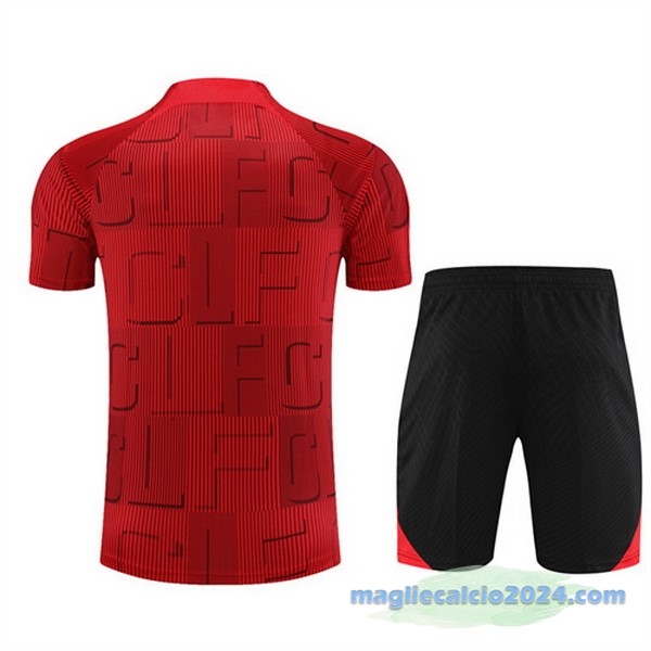 Formazione Set Completo Bambino Liverpool 2023 2024 Rosso Nero Poco Prezzo