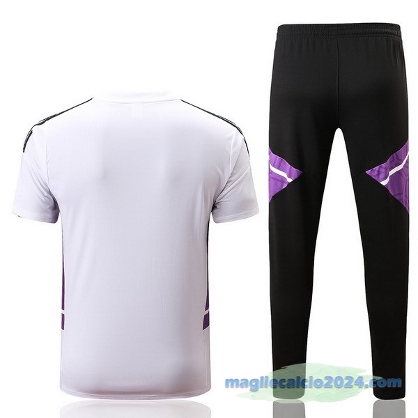 Formazione Set Completo Real Madrid 2022 2023 Bianco Nero Purpureo Poco Prezzo
