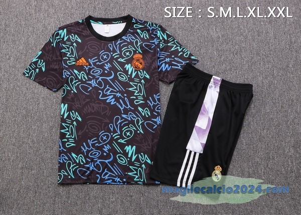 Formazione Set Completo Real Madrid 2022 2023 Nero II Verde Poco Prezzo