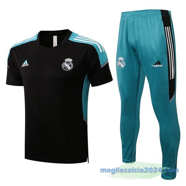 Formazione Set Completo Real Madrid 2022 2023 Nero Verde Poco Prezzo