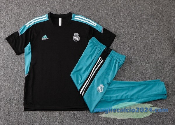Formazione Set Completo Real Madrid 2022 2023 Nero Verde Poco Prezzo