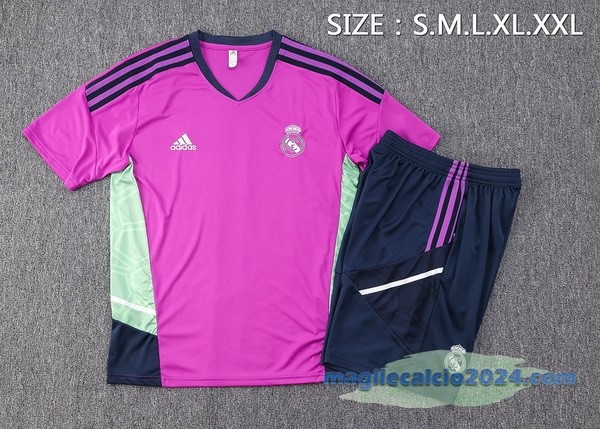 Formazione Set Completo Real Madrid 2022 2023 Purpureo Navy Poco Prezzo