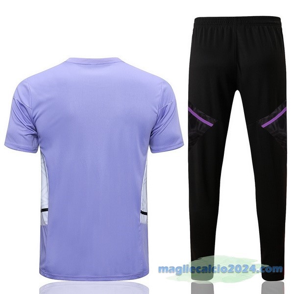 Formazione Set Completo Real Madrid 2022 2023 Purpureo Nero Poco Prezzo