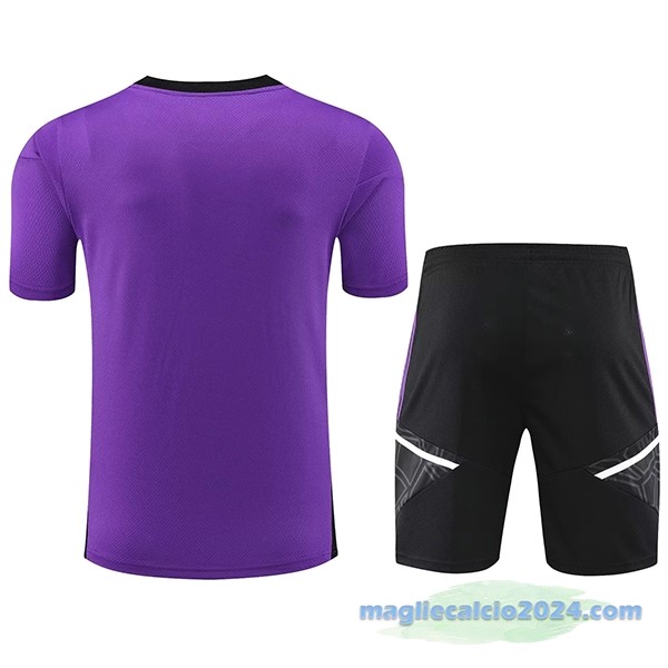 Formazione Set Completo Real Madrid 2022 2023 Purpureo Verde Nero Poco Prezzo