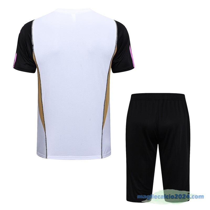 Formazione Set Completo Real Madrid 2023 2024 Bianco Giallo Nero Poco Prezzo