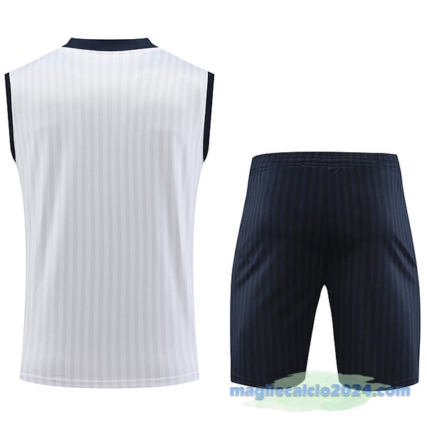 Formazione Set Completo Real Madrid 2023 2024 Bianco Giallo Poco Prezzo
