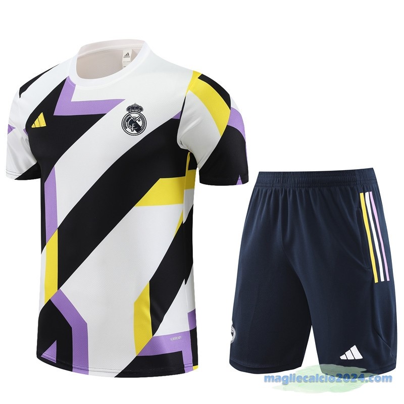 Formazione Set Completo Real Madrid 2023 2024 Bianco Purpureo Azul Poco Prezzo