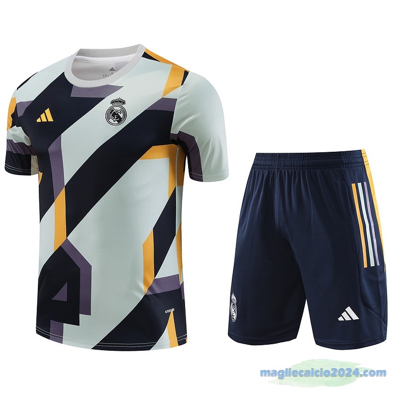 Formazione Set Completo Real Madrid 2023 2024 Grigio Purpureo Azul Poco Prezzo