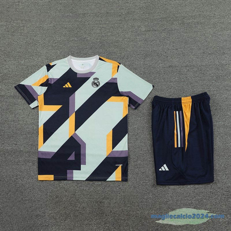 Formazione Set Completo Real Madrid 2023 2024 Grigio Purpureo Azul Poco Prezzo