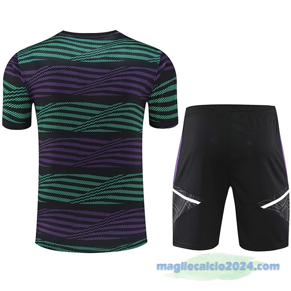 Formazione Set Completo Real Madrid 2023 2024 Purpureo Verde Poco Prezzo