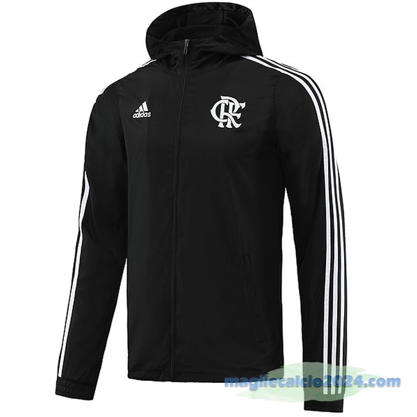 Giacca A vento Flamengo 2023 2024 Nero Bianco Poco Prezzo