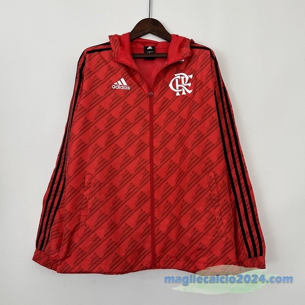 Giacca A vento Flamengo 2023 2024 Rosso Poco Prezzo