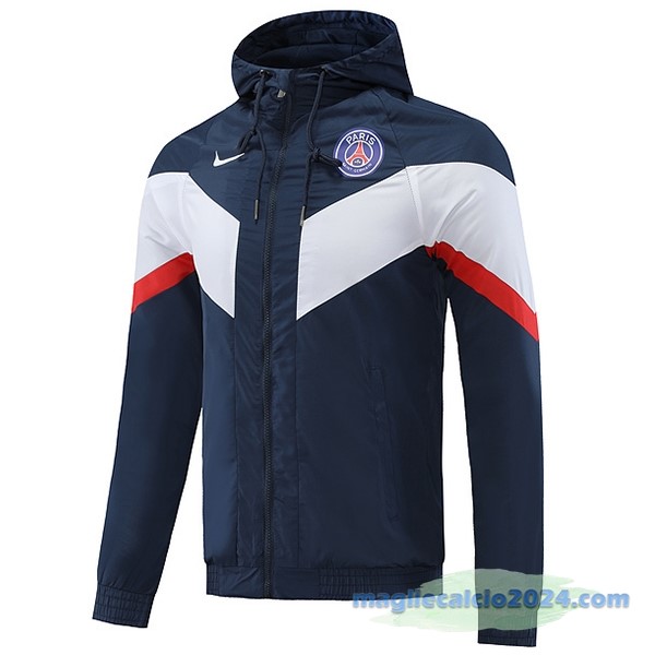 Giacca A vento Paris Saint Germain 2022 2023 Azul Bianco Poco Prezzo