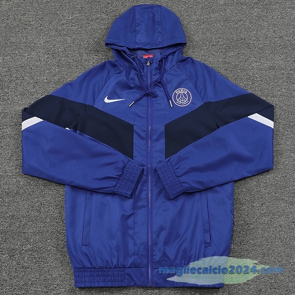 Giacca A vento Paris Saint Germain 2022 2023 Azul Nero Bianco Poco Prezzo