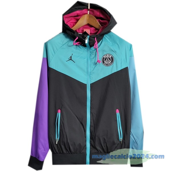 Giacca A vento Paris Saint Germain 2023 2024 Azul Nero Purpureo Poco Prezzo
