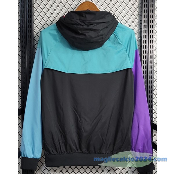 Giacca A vento Paris Saint Germain 2023 2024 Azul Nero Purpureo Poco Prezzo