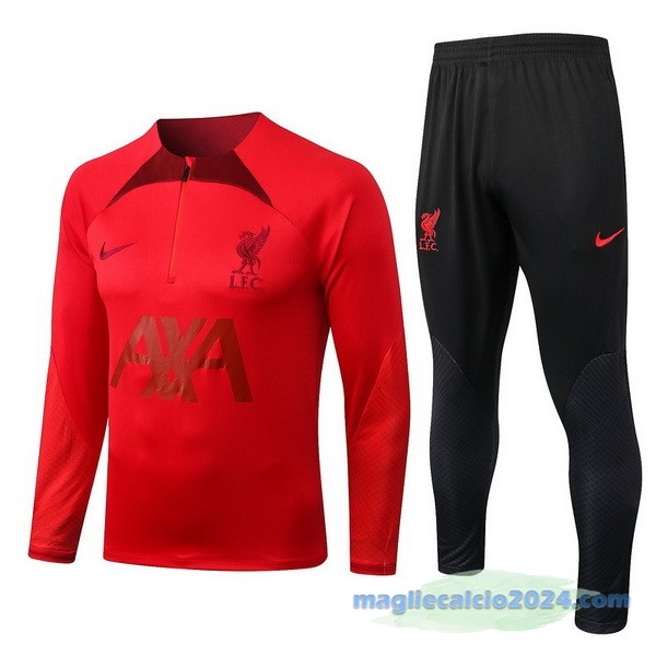 Giacca Bambino Bambino Liverpool 2022 2023 Rosso I Nero Poco Prezzo