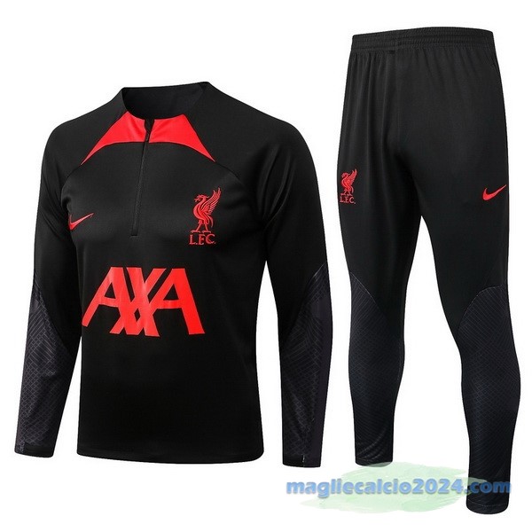 Giacca Bambino Liverpool 2022 2023 Nero I Rosso Poco Prezzo