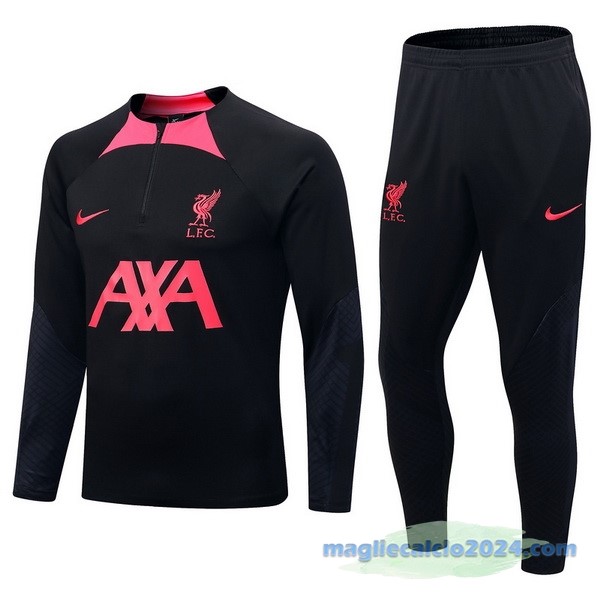 Giacca Liverpool Bambino 2022 2023 Nero Rosa Poco Prezzo