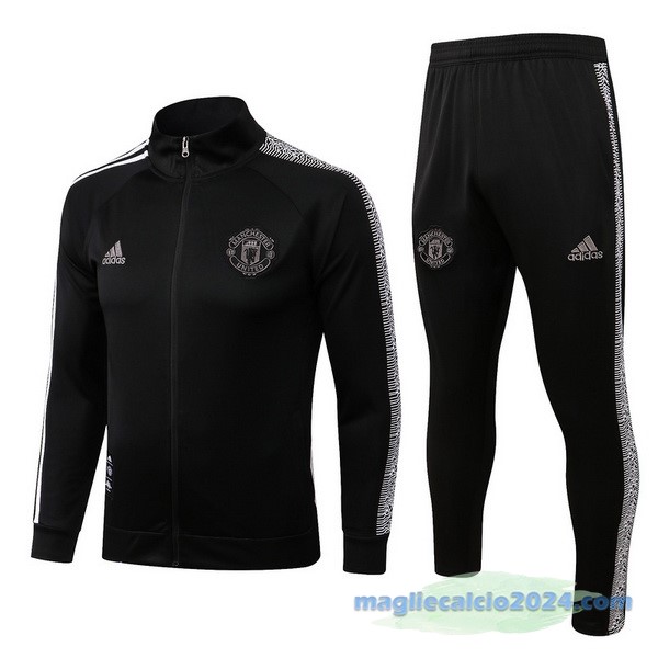 Giacca Manchester United 2022 2023 Nero Grigio Poco Prezzo