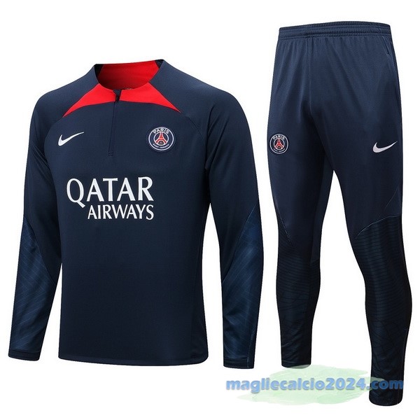 Giacca Paris Saint Germain 2022 2023 Azul Navy Rosso Poco Prezzo