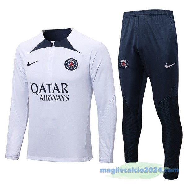 Giacca Paris Saint Germain 2022 2023 Bianco Azul Navy Poco Prezzo