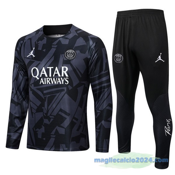 Giacca Paris Saint Germain 2022 2023 Grigio Nero Poco Prezzo