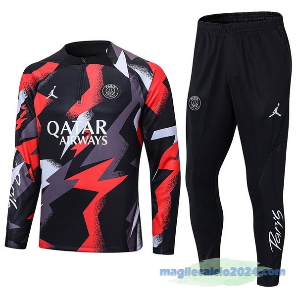 Giacca Paris Saint Germain 2022 2023 Rosso Grigio Nero Poco Prezzo