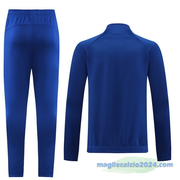 Set Completo Ropa Deportiva Con Cremallera Larga Paris Saint Germain 2022 2023 Azul Poco Prezzo