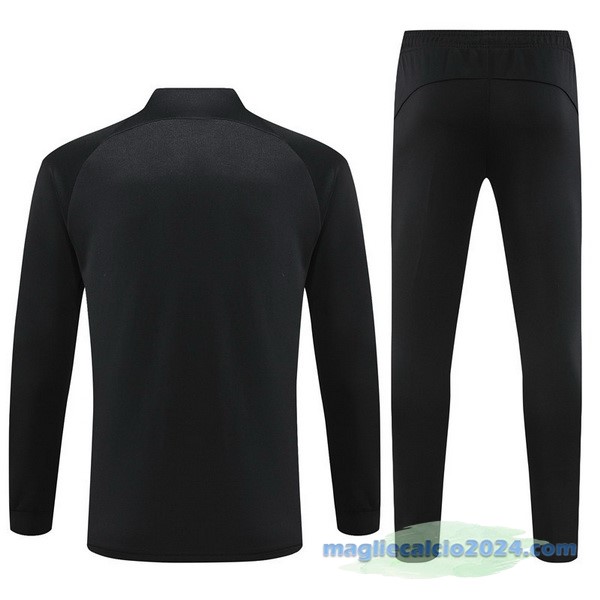 Set Completo Ropa Deportiva Con Cremallera Larga Paris Saint Germain 2022 2023 Nero Poco Prezzo