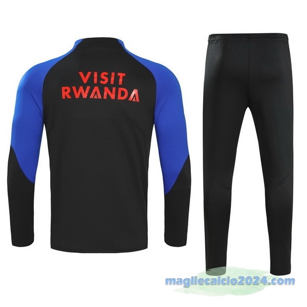 Set Completo Sudadera Formazione Bambino Paris Saint Germain 2022 2023 Nero Azul Poco Prezzo