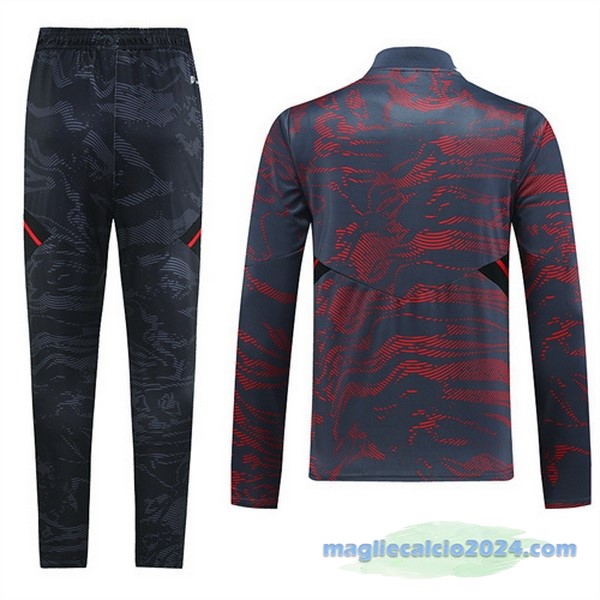 Set Completo Sudadera Formazione Bayern Múnich 2022 2023 Grigio Rosso Poco Prezzo