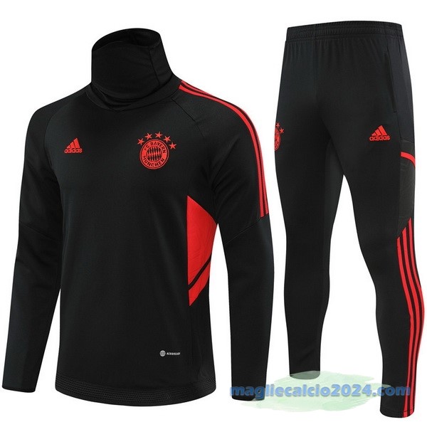Set Completo Sudadera Formazione Bayern Múnich 2022 2023 Nero Poco Prezzo