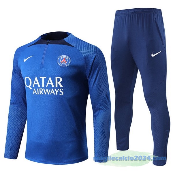 Set Completo Sudadera Formazione Giocatori Bambino Paris Saint Germain 2022 2023 I Azul Poco Prezzo